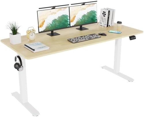 TRIUMPHKEY Mesa Elevable 160x70cm, Escritorio Elevable Eléctrico ...