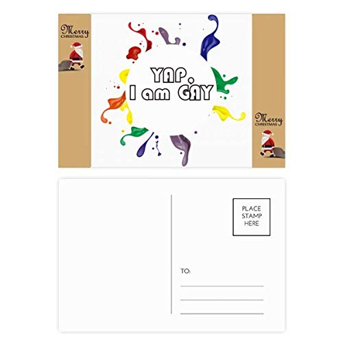 Cartes postales LGBT Yap I Am Gay pour partager amour et fierté