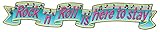 Beistle Jointed Rock And Roll Banner 50's Decorations Music Party Supplies, 6', Blue/Pink/Green/Black