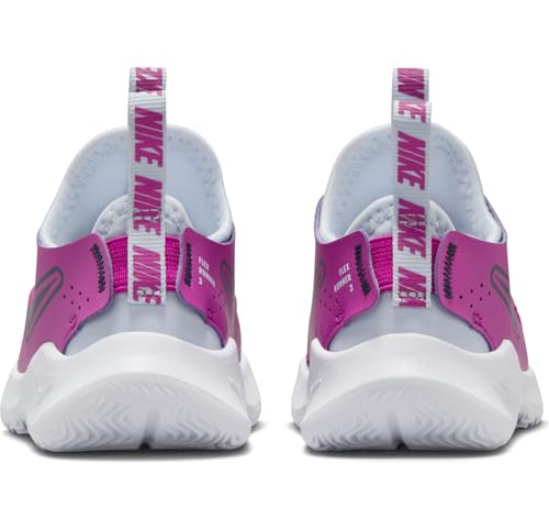Nike Flex Runner 3 Baby/Toddler Shoes (FN1478-007, Shown: Football Grey/Hot Fuchsia/White/Thunder Blue) Size 23