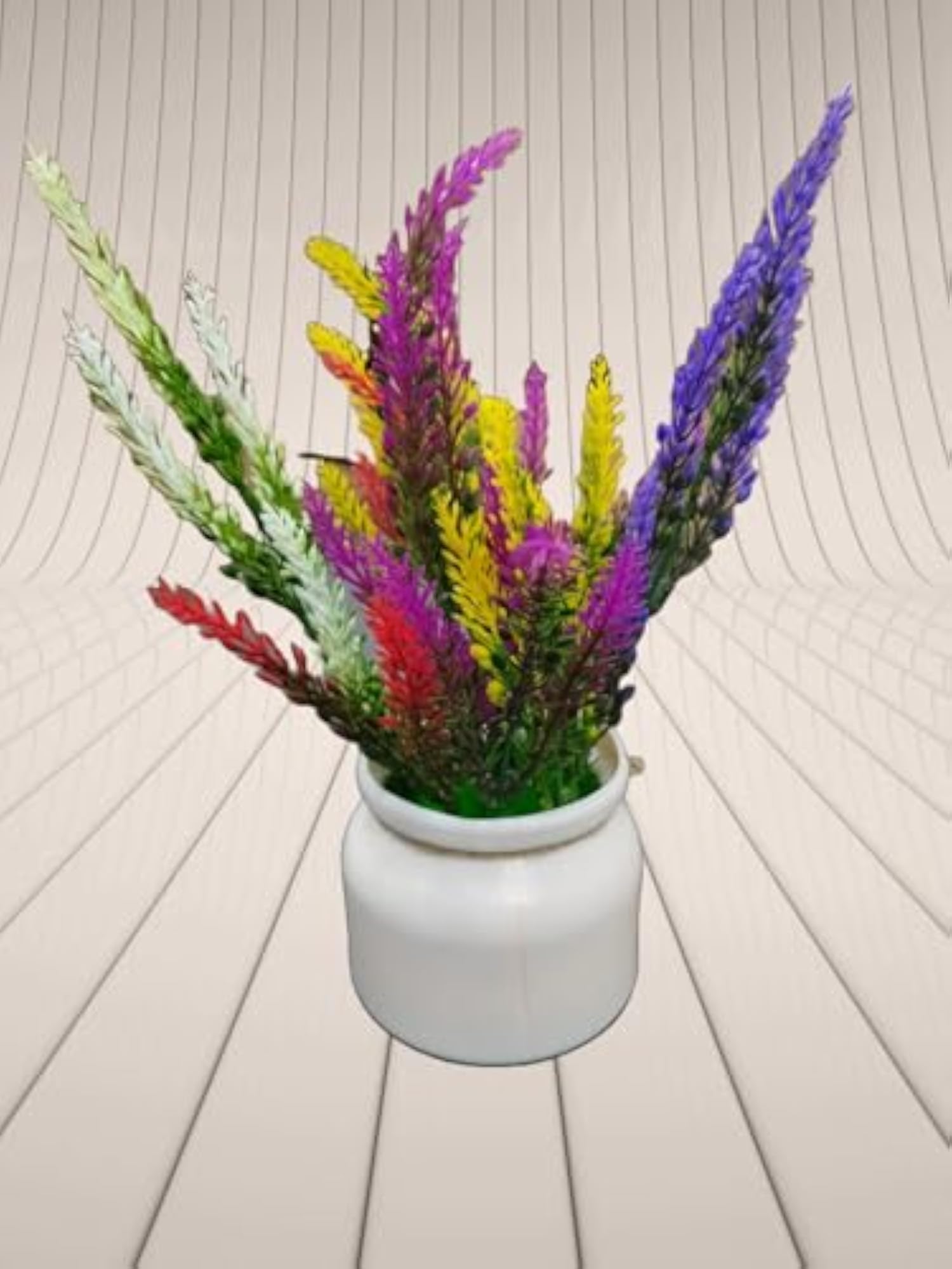 Artificial Bonsai Plant, Colorful Decor