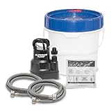 Superior Pump 91660 Tankless Water Heater Descaler Pump Kit with Non-toxic Descaler Solution, 3.5 Gallon, Deluxe