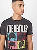 The Beatles Amplified Collection - Hard Days Night Men's T-Shirt Charcoal XXL 100% Cotton Regular, Charcoal, XXL #4