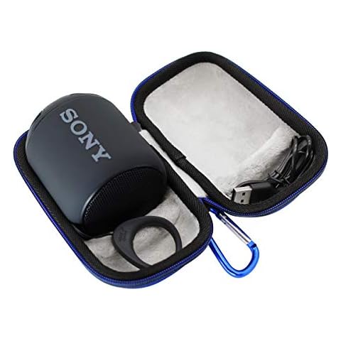 Hard Travel Outdoor Case Bag for Sony SRS-XB10/SRS-XB12 Compact Portable Wireless Speaker with Extra Bass by GUBEE(Blue) Cover