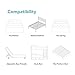 REVO Sleep 8-inch Cooling Hybrid Queen Mattress with Gel Memory Foam and Individually Wrapped Innerspring Coils - Superior Medium Comfort and Posture Support