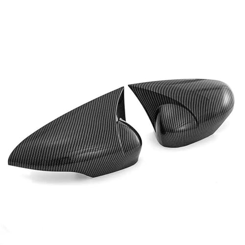 Capuchon rétroviseur Ford Fiesta MK7 2008-2017 lot de 2 coques look carbone
