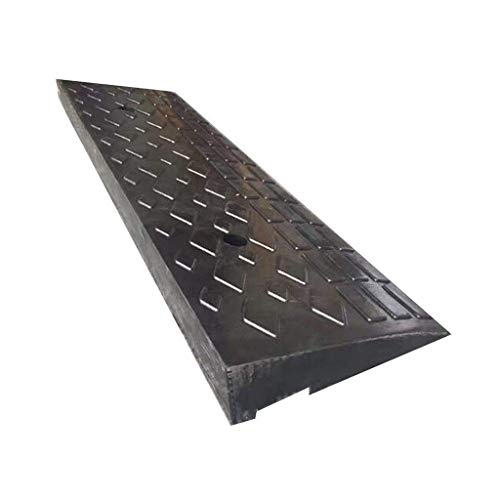 Maschinenteile Servicerampen Schwarz rutschfeste Bordsteinrampen für den Außenbereich Garagenrampen Schwellenstufen Rampen für Gummipisten