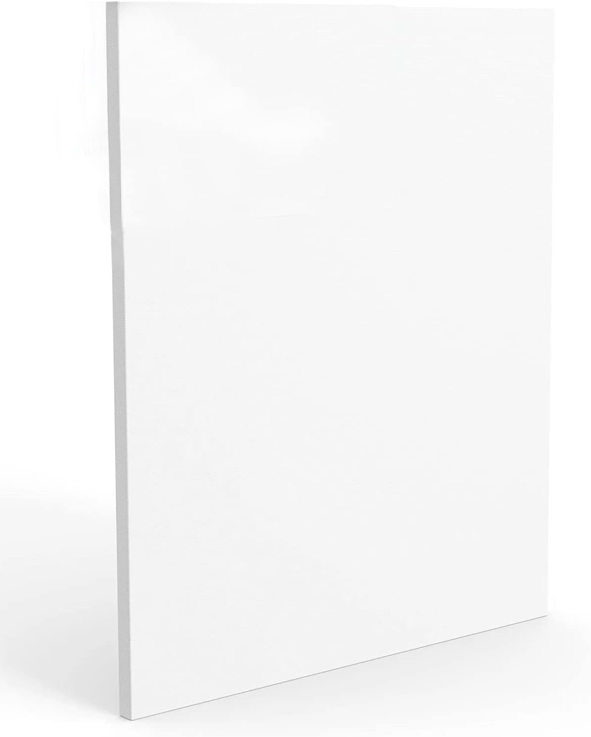 Blank Canvas 40Cm X 60Cm White - 100% Cotton Artist Canvas Boards For Painting, Acrylic Pouring, Oil Paint Dry & Wet Art Media