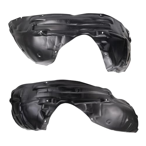 Image of TRQ Front Inner Fender Liner Set Compatible with 2015-2022 Dodge Challenger CH1248178 CH1249178