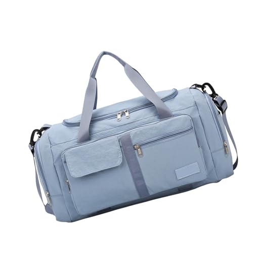 女性折りたたみ旅行バッグ荷物バックパックフィットネス週末一晩トレーニング靴コンパートメント付き荷物バックパックジムフィットネス靴コンパートメント付き