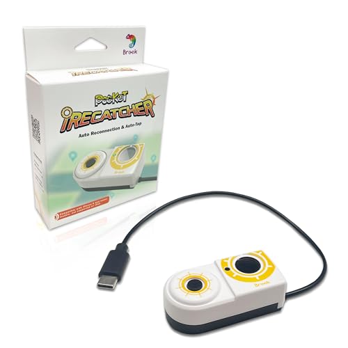Brook Pocket iRecatcher, On Your Auto Catch Journey, Pocket iRecatcher is Your Ultimate Companion, Auto Tap and Auto Catch Pocket Monster, Auto Catcher Accessory, Medium, White