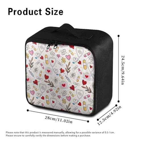 Image of Gomyblomy First Aid Kit for Cars Home Portable First Aid Kit Bag Empty Medical Supplies Storage Bag Large Capacity Emergency Kit for Travel Hiking Camping Use Lightweight
