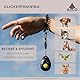 ASCO Finger Clicker, Premium Clicker für Clickertraining, Hunde Katzen Pferde Profi-Clicker, Hundetraining Klicker, schwarz, ASCO-01F