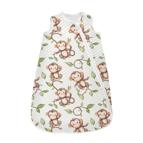 Image of vvfelixl Bright Funny Dinosaurs Baby Sleeping Bag Sleep Sack,Baby Wearable Blanket Sleep Suit for 0-6 Months