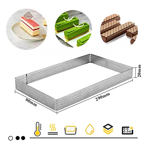 Dasing Stainless Steel Tartlet Molds French Dessert Mousse Fruit Pie Tart Ring Cake Ring Mousse Rings Cake Mold #TOP1