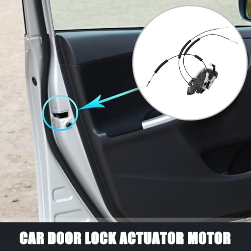 Image of uxcell Front Left Side Door Latch Lock Actuator Motor with Cable for Nissan Sentra 2007-2012