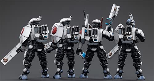 Hiplay Joytoy × Warhammer 40K Officially Licensed 1/18 Scale Science-Fiction Action Figures Full Set Series-T'au Empire Fire Warrior #TOP1