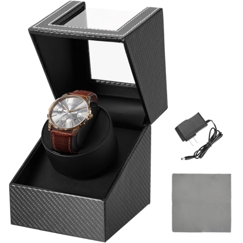 Black Carbon Fiber Single Winder - MYFULLY Quiet Motor