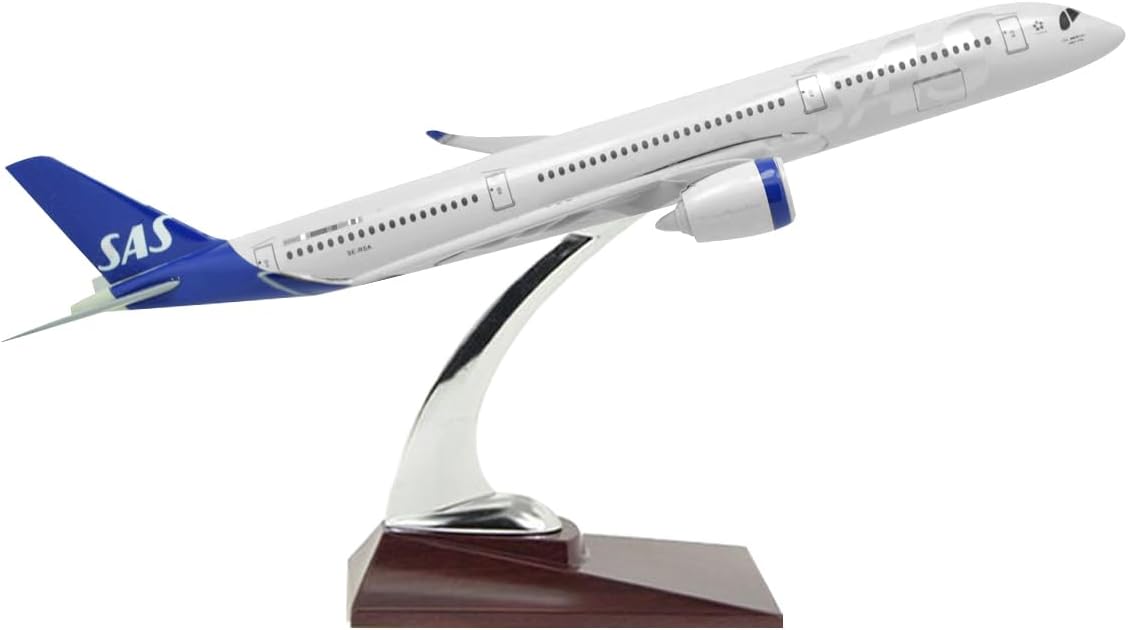 45cm SAS Airbus A350 Aircraft Diecast Metal Miniature Airplane Model