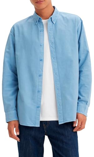 Photo de Levi's Authentic Button Down Chemise à Bouton Bas, Allure Garment Dye, S Homme