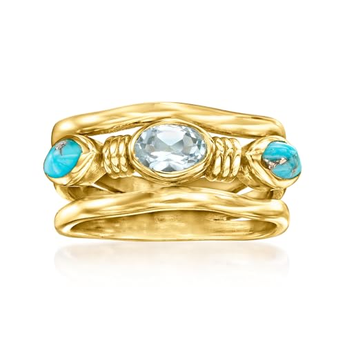 Ross-Simons Turquoise and .50 Carat Sky...
