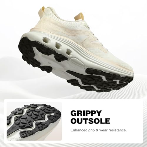 Image of Womens Wide Slip On Walking Shoes with Cushioned Arch Support Lightweight Comfort Orthopedic Sneakers for All Day Standing