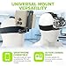 Adjustable Head-Mounted Camera Holder for Cell Phones - Head Mount Strap Bracket for First-Person View Video Shooting - Compatible with most mobile phones and cameras (4