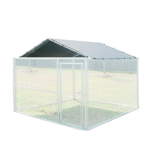 King Canopy Replacment Kennel Cover, fits 9-Feet 7-Inches by 9-Feet 7-Inches Kennel Frame, Frame and bungees not Included