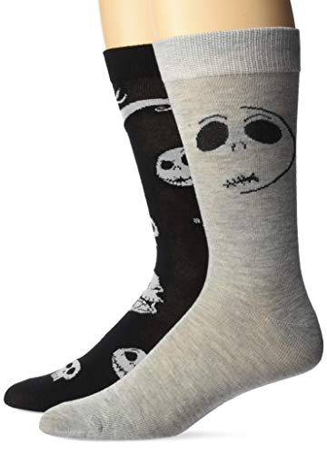 Chaussettes Disney L'Étrange Noël de monsieur Jack lot de 2 paires gris taille 39 à 46