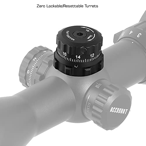 UTG 3-12X44 30mm Compact Scope, AO, 36-color Mil-dot, Rings , Black by UTG - Image 5