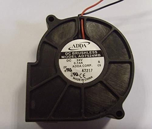 Ventilateur CC 24V 75x30mm anti-surchauffe pour réparer une alimentation industrielle