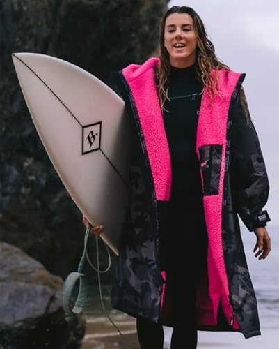 Image of Dryrobe Advance Long Sleeve Swim Parka Change Robe - Stay Warm and Dry - Waterproof Oversized - Swimming /Surfing /OCR Events