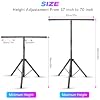 U`King Light Stand, DJ Light Stand for Par Lights, Protable Light Stand Tripod, Lightweight Metal DJ Light Stand with Crossbar, Stage Light Stand for Stage, Bar, Banquet, Party (39-70 In)