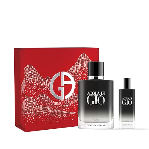 Giorgio Armani Acqua di Gio Parfum 100ml Gift Set 2024 (Contains 100ml Parfum and 15ml Travel Spray)
