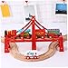 BESPORTBLE Train Track Bridge Set 2pcs Model Railway Accessories for Boys and Girls Sturdy Simulation Bridge for Toy Train Expansion and Creative Play