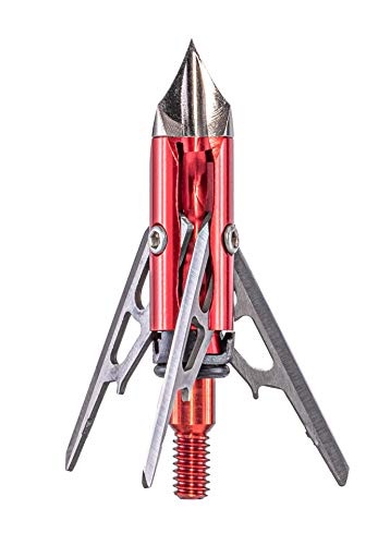 Rage 3 Blade Chisel Tip Sc Mechanical Broadhead, 100 Grain, 1.6" Cut - 3 Pack #TOP5