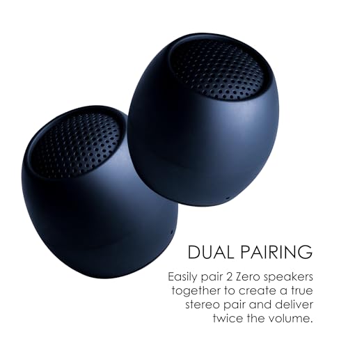 Mini Enceinte Bluetooth Boompods Zero Ocean - Mini Haut Parleur Portable Blanc IPX6 et Micro - 3
