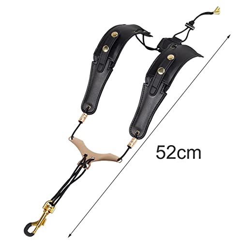 rockible Correia de Saxofone Profissional Cordão de Saxofone Fivela Fivela Universal Ombro Dupla Cor
