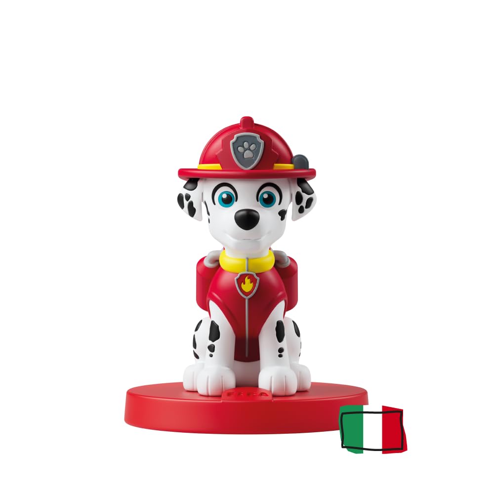 FABA Sound Character – PAW Patrol The Squad of Puppies: Marshall – Stories and Sound Fairy Tales, Boys and Girls 3-5 Years, Italian Version