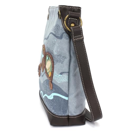 CHALA Canvas Crossbody Women Mid-Size Crossbody Shoulder Purse with Adjustable Strap4