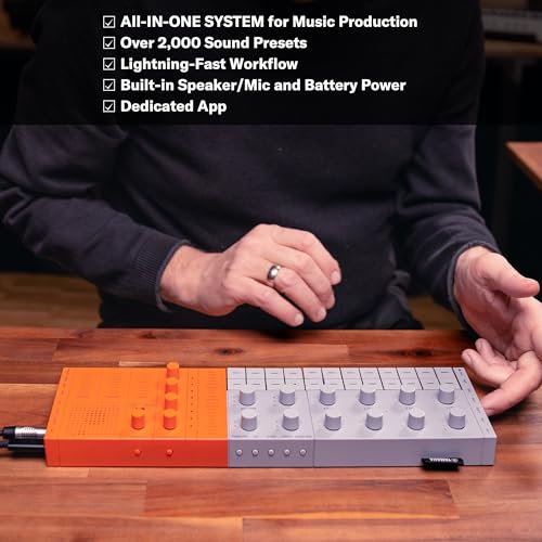 Image of Yamaha SEQTRAK Mobile Music Ideastation, Advanced Sequencer, Onboard Sampling, Built-In Speakers and Microphone, Black