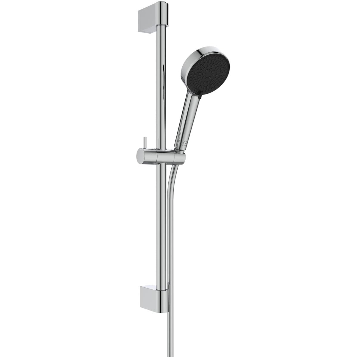 Ideal Standard Idealrain Juego de ducha de 644 mm, ducha BD580AA – Cromo | Ducha de mano de 2 funciones, boquillas EasyClean , soporte de ducha ajustable, soporte de pared regulable en altura, BE413AA