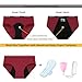 Nalwort Womens Period Underwear Menstrual Period Panties Postpartum Cotton Panties 5 Pack (as1, alpha, s, regular, regular, Color-01)