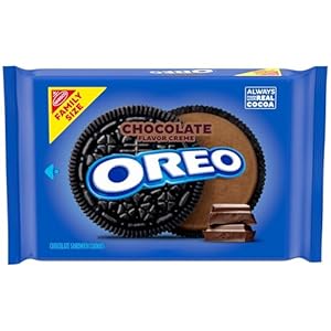 OREO Chocolate Creme Chocolate Sandwich Cookies, Family Size, 18.71 oz