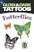 Glow-in-the-Dark Tattoos Butterflies (Dover Tattoos)