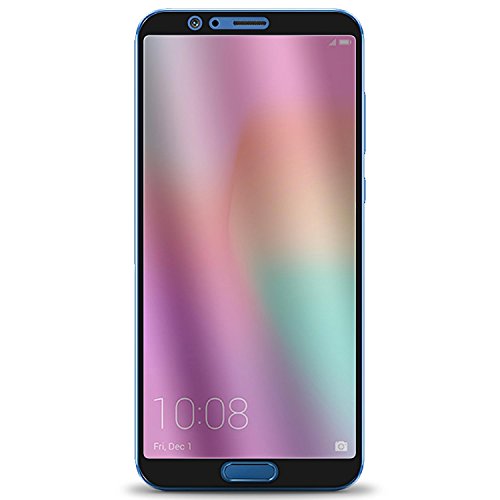 Honor View 10 Screen Protector, Coveron [Invisiguard Series] Premium Full Coverage Tempered Glass Screen Protector For Huawei Honor View 10 / Honor V10 - Clear With Black Rim #TOP1