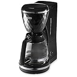 De'Longhi Brilliante Filter Coffee Maker- ICMJ210.BK, Black