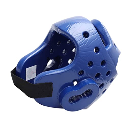 Jefes de Casco de Boxeo de Boxeo para Adultos Kids para el Boxeo para Kickboxing, Entrenamiento Profesional de Lucha Profesional, Equipo de protección de Casco de Taekwondo para niños Adultos (Azul