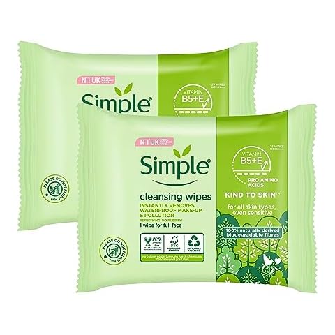 Simple Kind To Skin 25 Cleansing Facial Wipes (3 pack) Cover