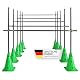 Hürden Toolz Agility-Training Set mit Slalomstangen und Kegeln